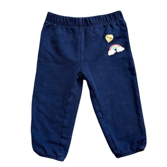 Carter’s | EUC Navy Blue Pull On Sweatpants for Baby Girl - Picture 1 of 5